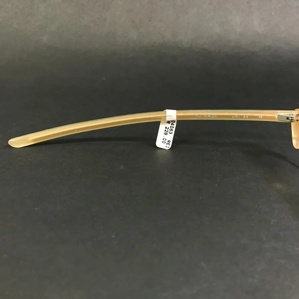 Reiz Augenspiel Eyeglasses Frames S-030 Col 25 Nude Gold Oval Half Rim 50-17-140